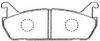 MAZDA 1U0J2648Z Brake Pad Set, disc brake